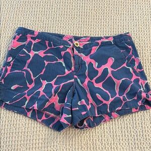 Lilly Pulitzer Pink and Blue Women's Shorts 2